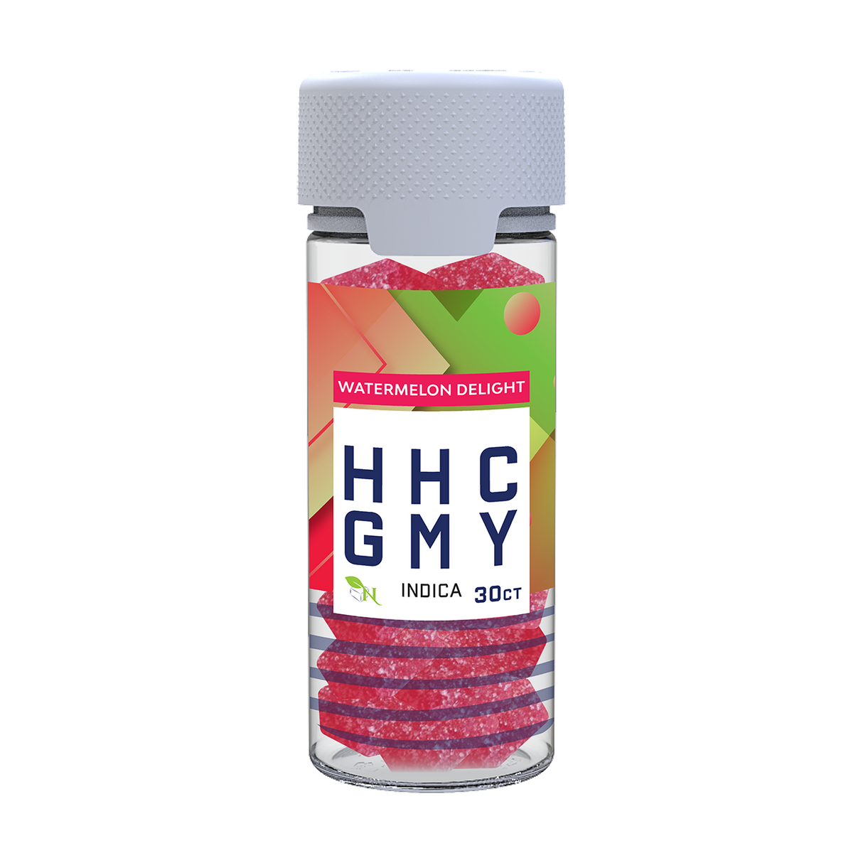 A Gift From Nature HHC Indica Gummy Jar Watermelon Delight