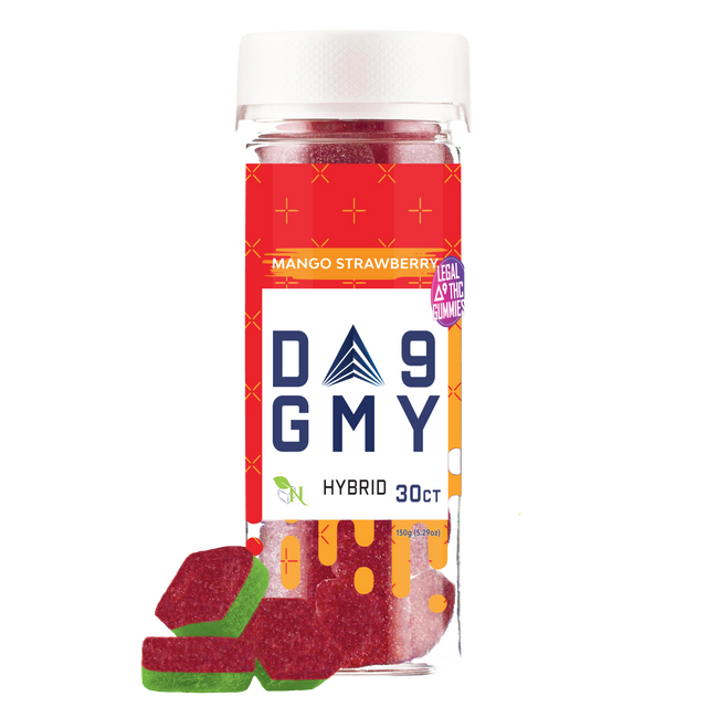 Mango Strawberry Delta 9 Hybrid Gummy Jar