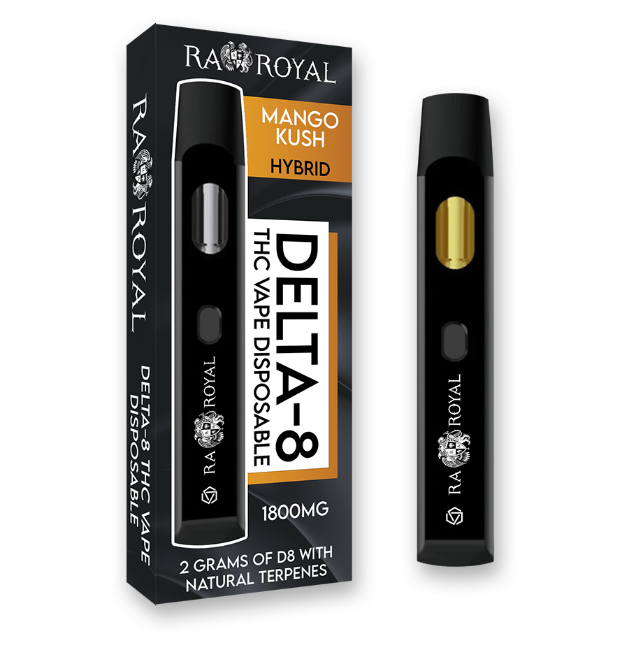 R.A. Royal Delta-8 Vape: Mango Kush Hybrid (1800 MG)