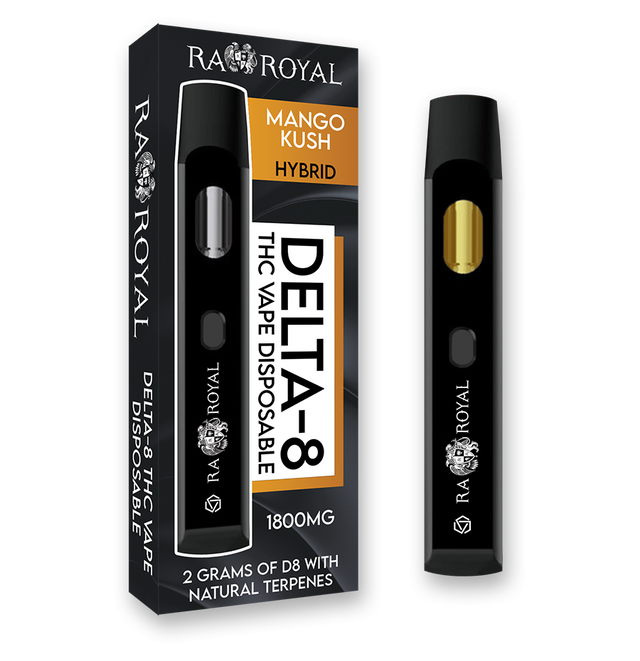 R.A. Royal Delta-8 Vape: Mango Kush Hybrid (1800 MG)