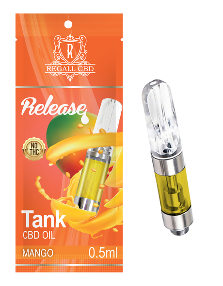 Our CBD Mango Vape Tanks.