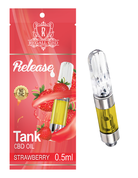 Regall CBD Vape Tank: Strawberry