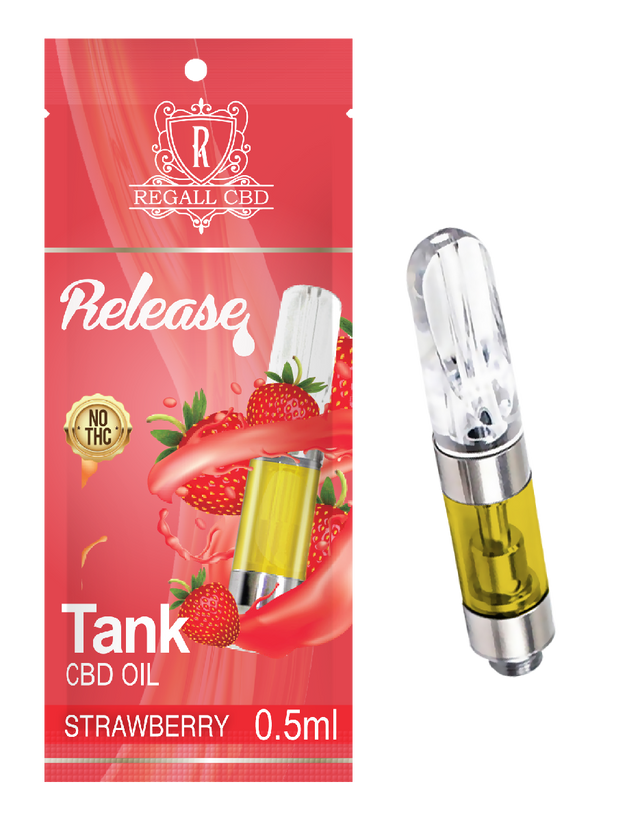 Regall CBD Vape Tank: Strawberry