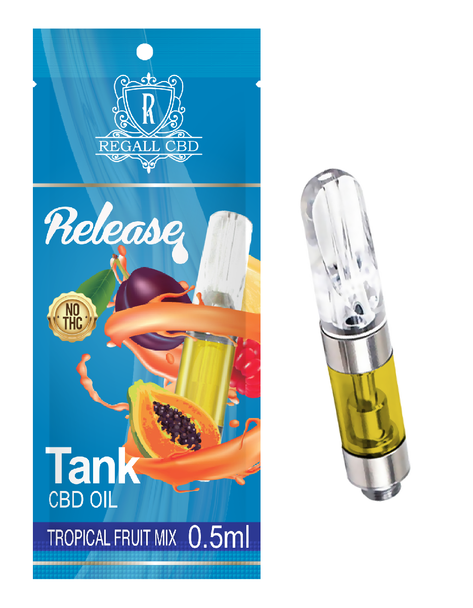 Regall CBD Vape Tank: Tropical Fruit Mix
