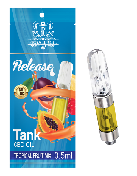 Our CBD Tropical Fruit Vape Tanks.