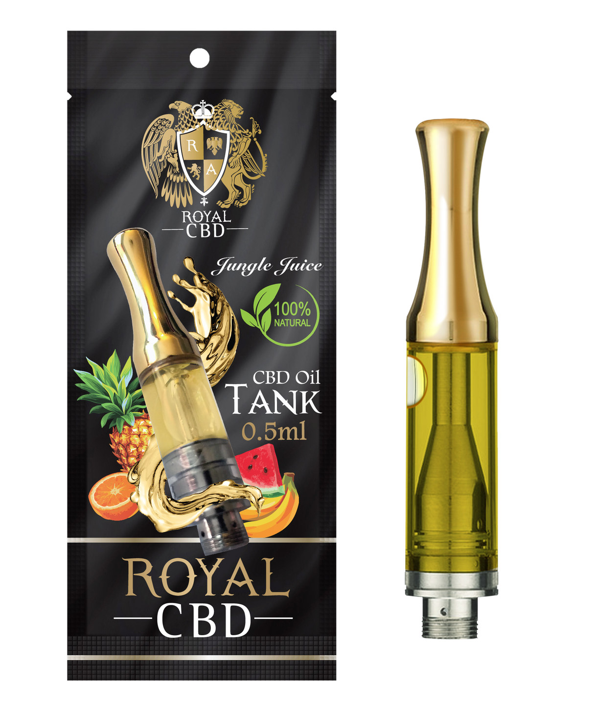 R.A. Royal CBD Vape Tank: Jungle Juice