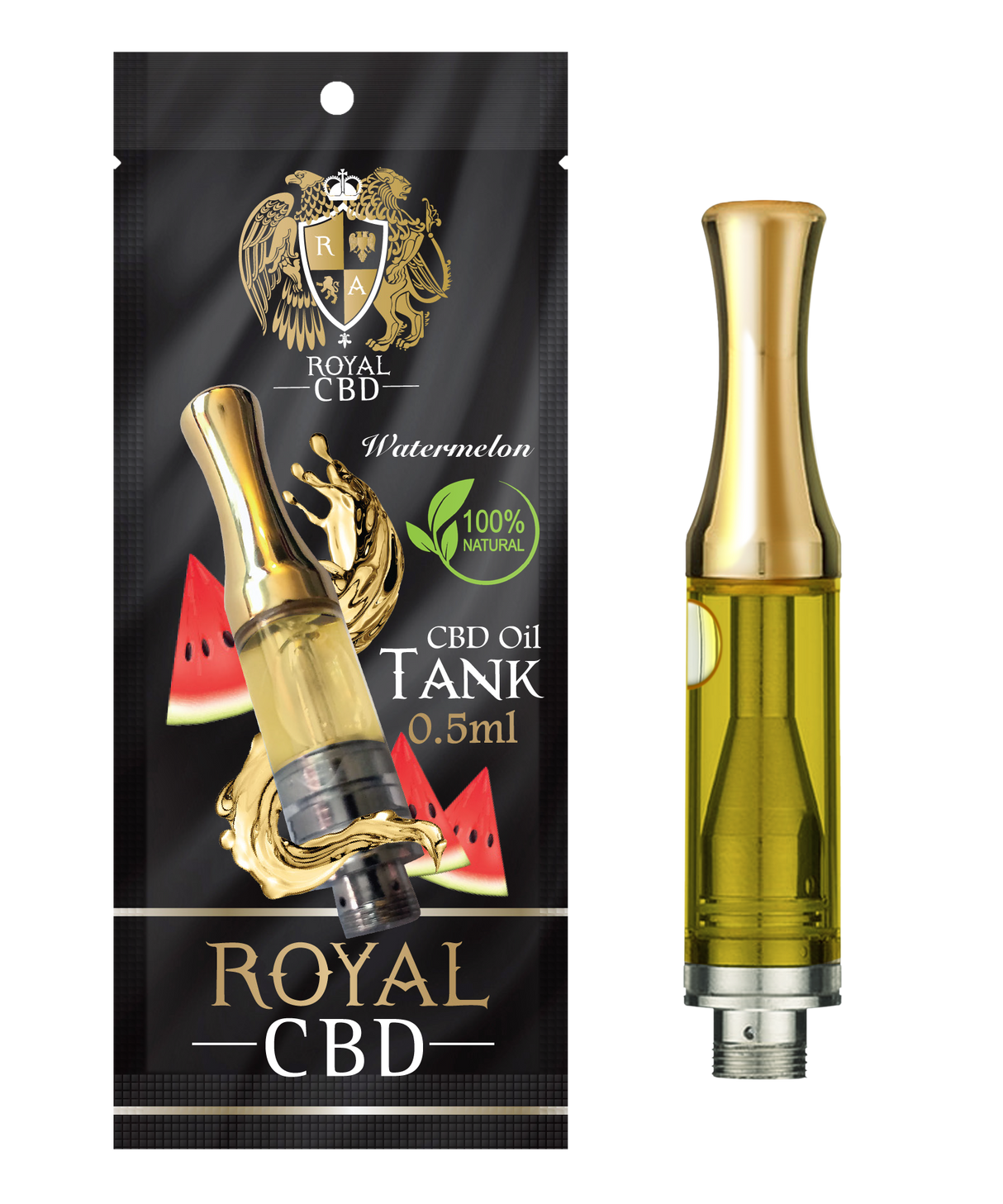 R.A. Royal CBD Vape Tank: Watermelon