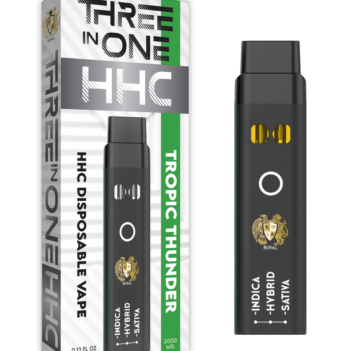 R.A. Royal HHC 3-in-1 Vape Tropic Thunder | 3000MG HHC Disposable RA Royal R.A. Royal HHC 3-in-1 Vape Tropic Thunder | 3000MG HHC Disposable RA Royal