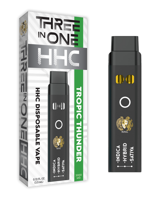 HHC Three in One Disposable Vape: Tropic Thunder (3000 MG)