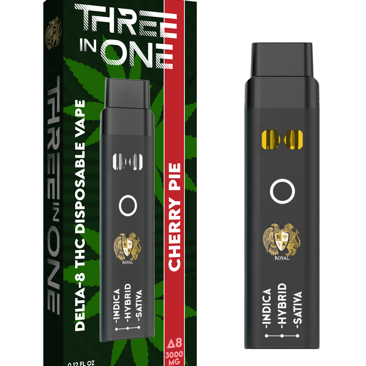 R.A. Royal Delta-8 Vape Cherry Pie | 3000MG 3-in-1 Disposable RA Royal R.A. Royal Delta-8 Vape Cherry Pie | 3000MG 3-in-1 Disposable RA Royal