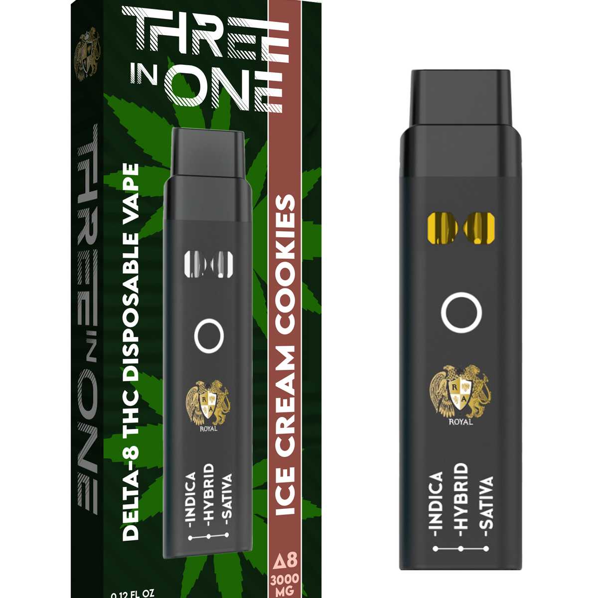 R.A. Royal 3-in-1 Delta-8 Vape Ice Cream Cookies | 3000MG Disposable RA Royal R.A. Royal 3-in-1 Delta-8 Vape Ice Cream Cookies | 3000MG Disposable RA Royal