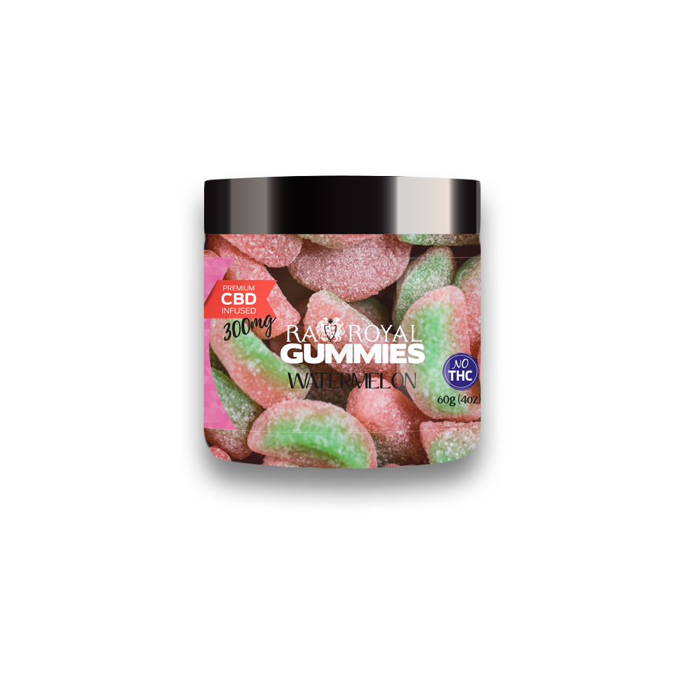 Our CBD Sour Watermelon Gummies.
