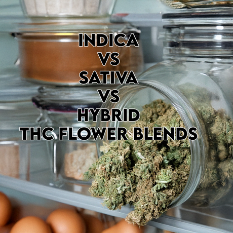 Indica vs Sativa vs Hybrid THC Flower Blends