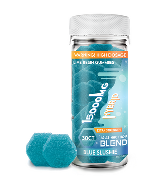 Blend 15,000MG 30CT Gummy Jar: Blue Slushie (Hybrid)