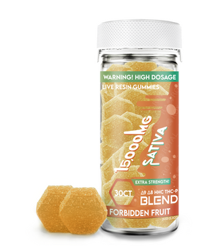 Blend 15,000MG 30CT Gummy Jar: Forbidden Fruit (Sativa)