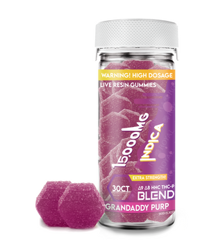 Blend 15,000MG 30CT Gummy Jar: Grandaddy Purp (Indica)