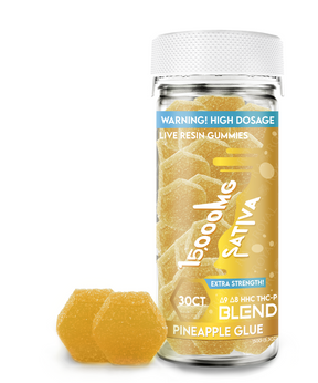 Blend 15,000MG 30CT Gummy Jar: Pineapple Glue (Sativa)