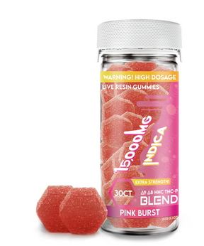 Blend 15,000MG 30CT Gummy Jar: Pink Burst (Indica)