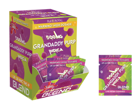 Blend 500MG 53CT Gummy Box: Grandaddy Purp (Indica)