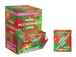 Blend 500MG 53CT Gummy Box: Wild Watermelon (Hybrid)