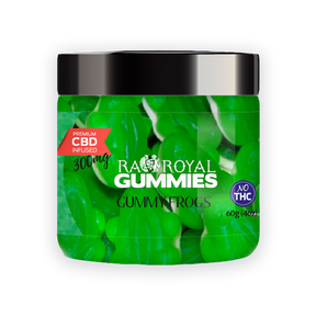 R.A. Royal Gummies CBD Green Frog Gummy Jar (300 MG)
