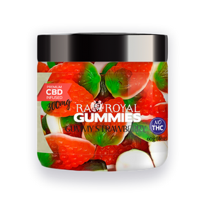 R.A. Royal Gummies CBD Strawberry Gummy Jar (300 MG)