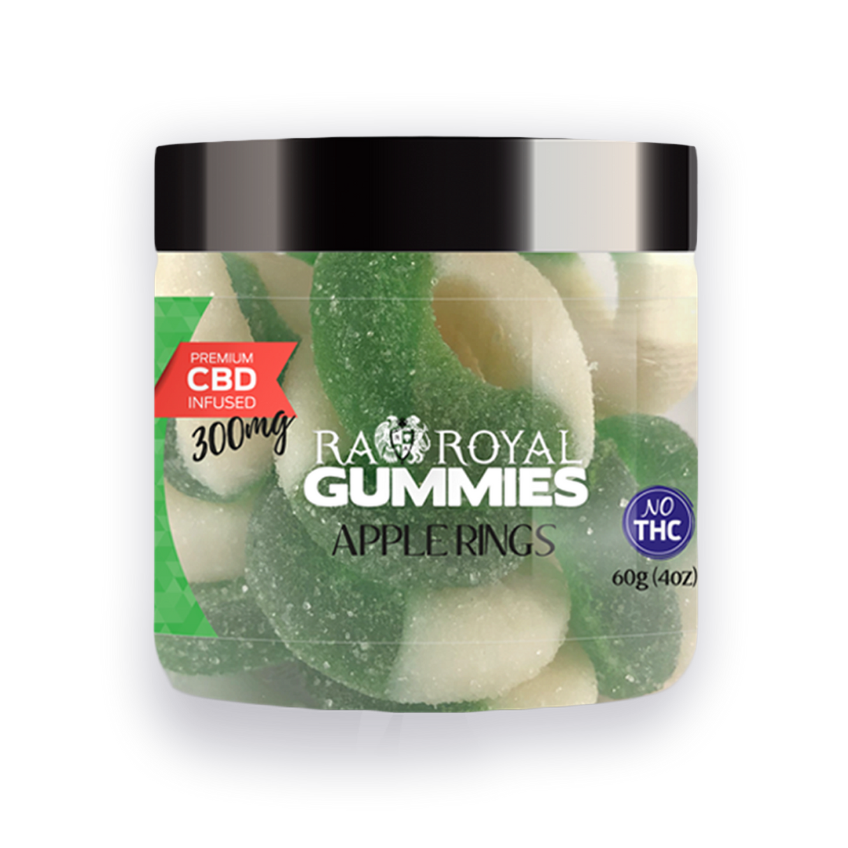 R.A. Royal Gummies: CBD Apple Rings (300 MG)