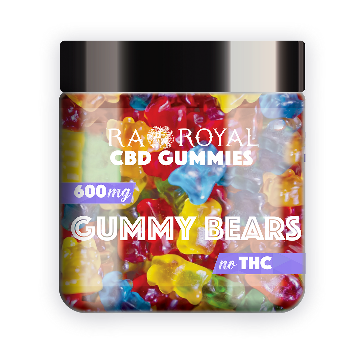 R.A. Royal Gummies: CBD Gummy Bear Jar (600 MG)