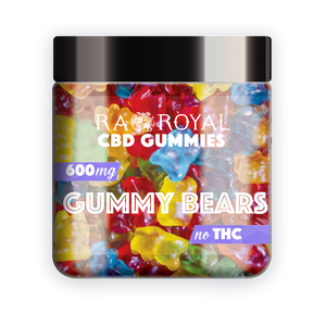 R.A. Royal Gummies CBD Gummy Bear Jar (600 MG)