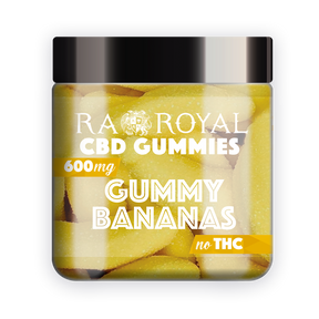 R.A. Royal Gummies CBD Banana Gummy Jar (600 MG)