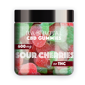 R.A. Royal Gummies CBD Sour Cherry Gummy Jar (600 MG)