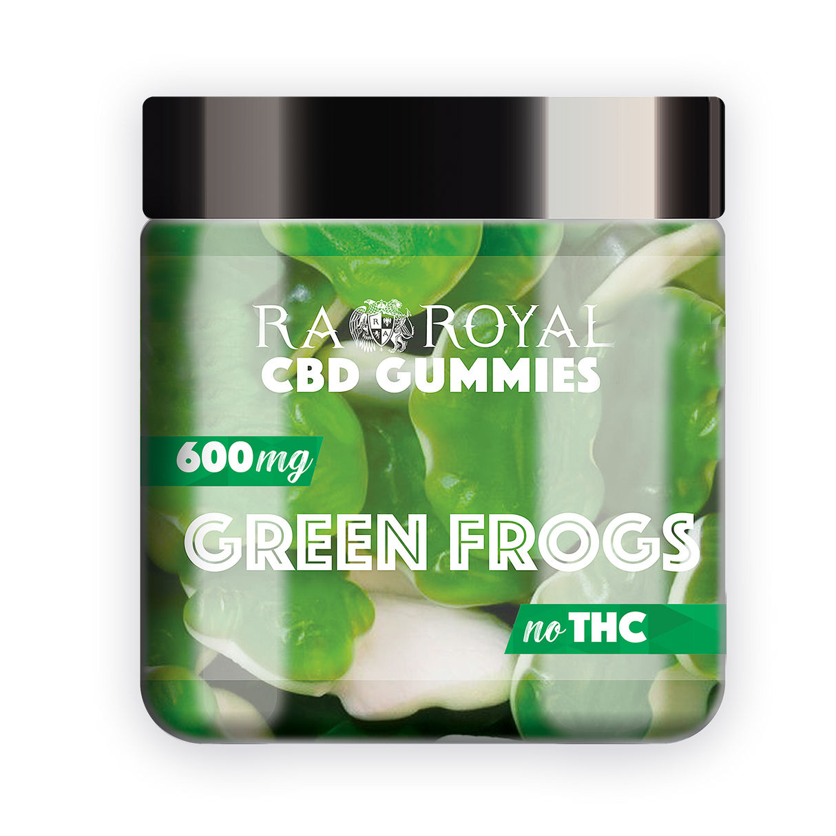 R.A. Royal Gummies: CBD Green Frog Gummy Jar (600 MG)