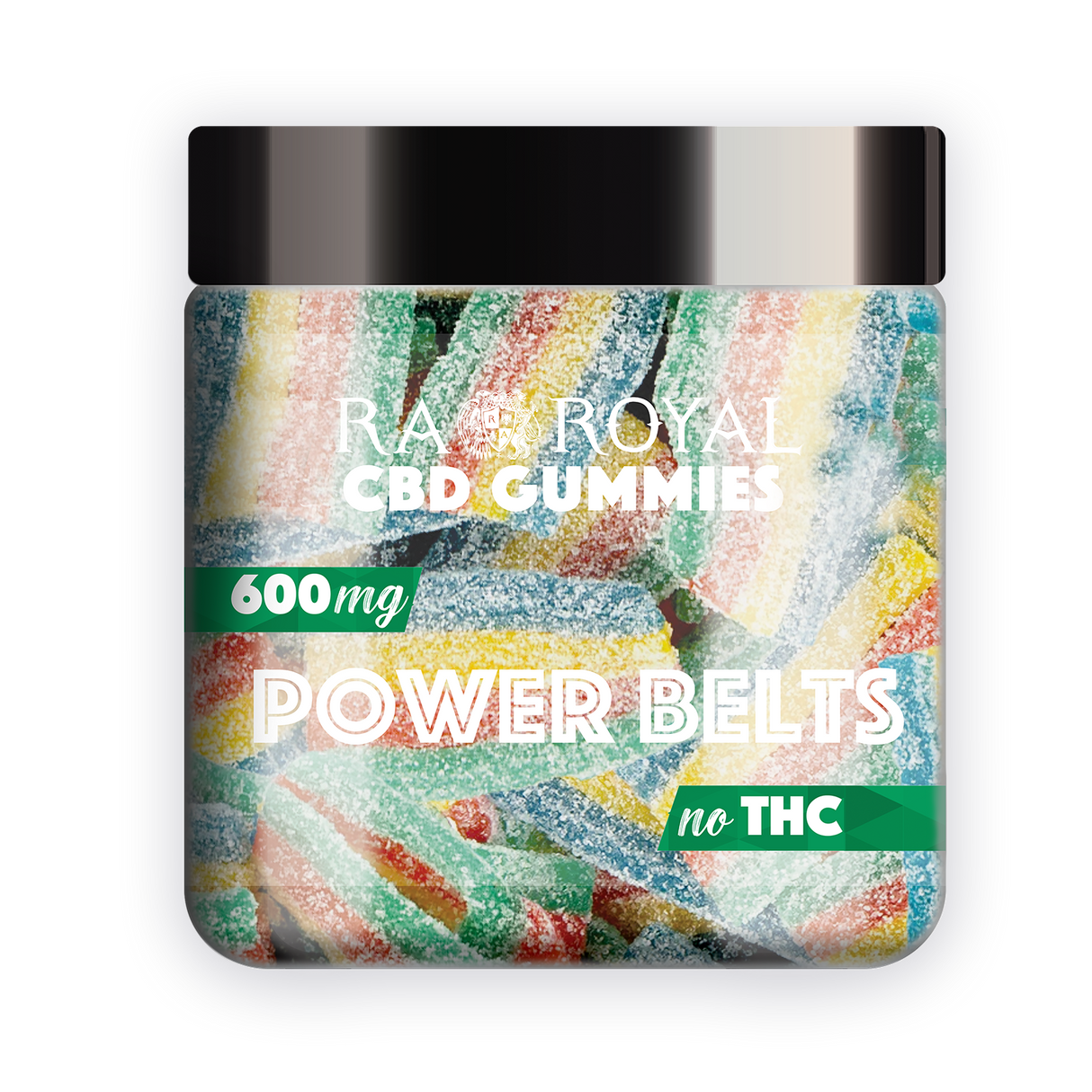 R.A. Royal Gummies: CBD Power Belt Gummy Jar (600 MG)