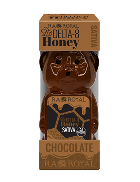 RA Royal Delta 8 Sativa Honey Bear: Chocolate Kush