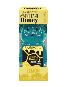 RA Royal Delta 8 Sativa Honey Bear: Lemon Citrus