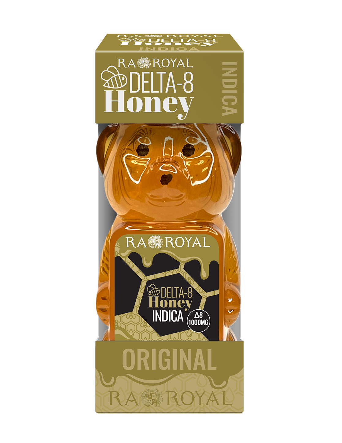 RA Royal Delta 8 Indica Honey Bear: Original Honey Dew