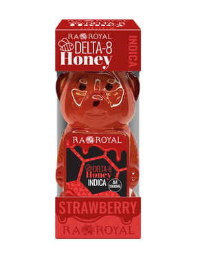 RA Royal Delta 8 Indica Honey Bear: Strawberry Buzz
