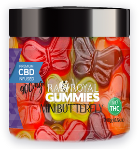 R.A. Royal Gummies CBD Butterfly Gummy Jar (900 MG)