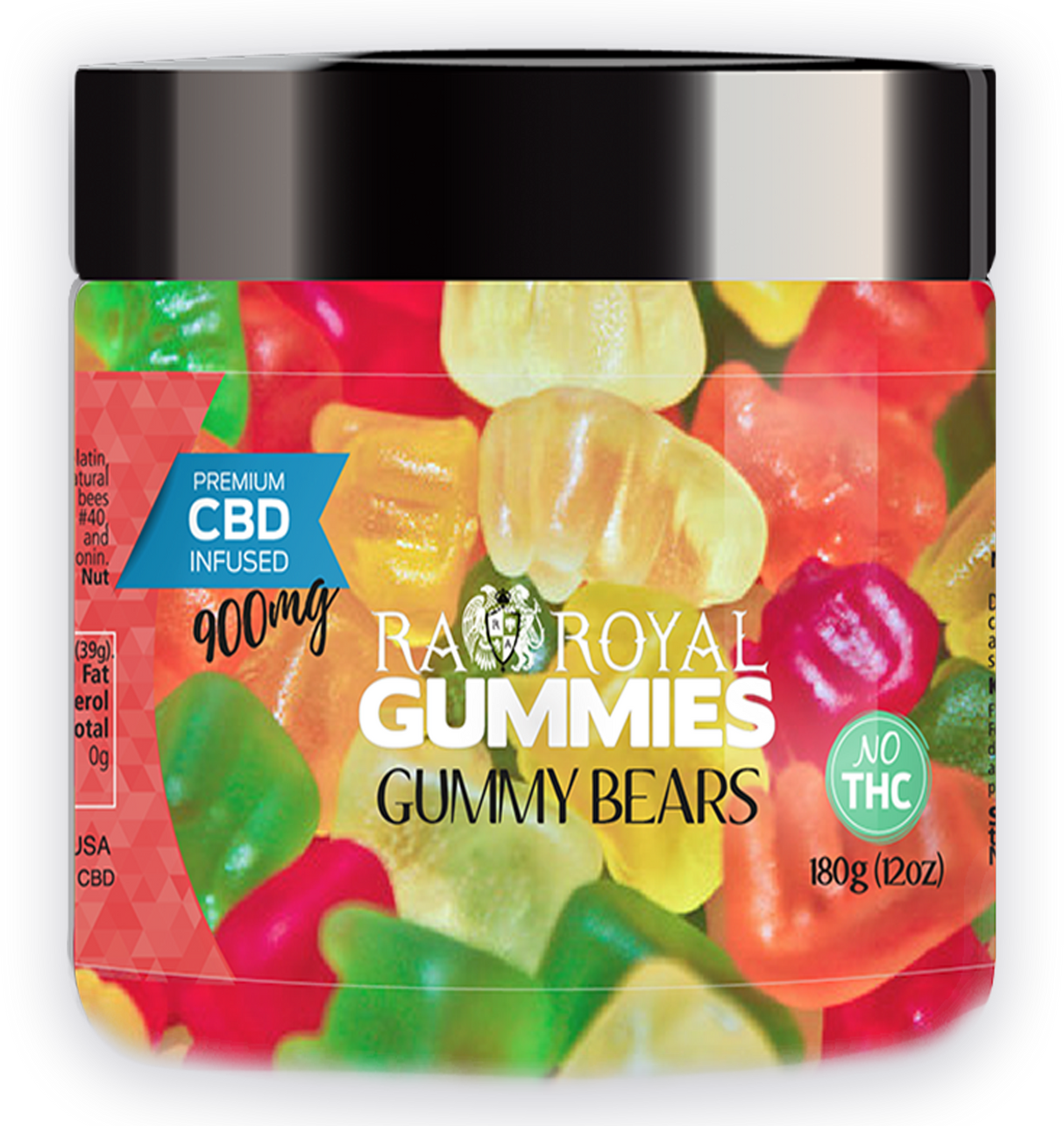 R.A. Royal Gummies: CBD Gummy Bear Jar (900 MG)