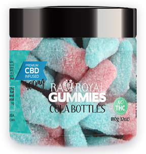R.A. Royal Gummies CBD Gummy Bubblegum Cola Jar (900 MG)