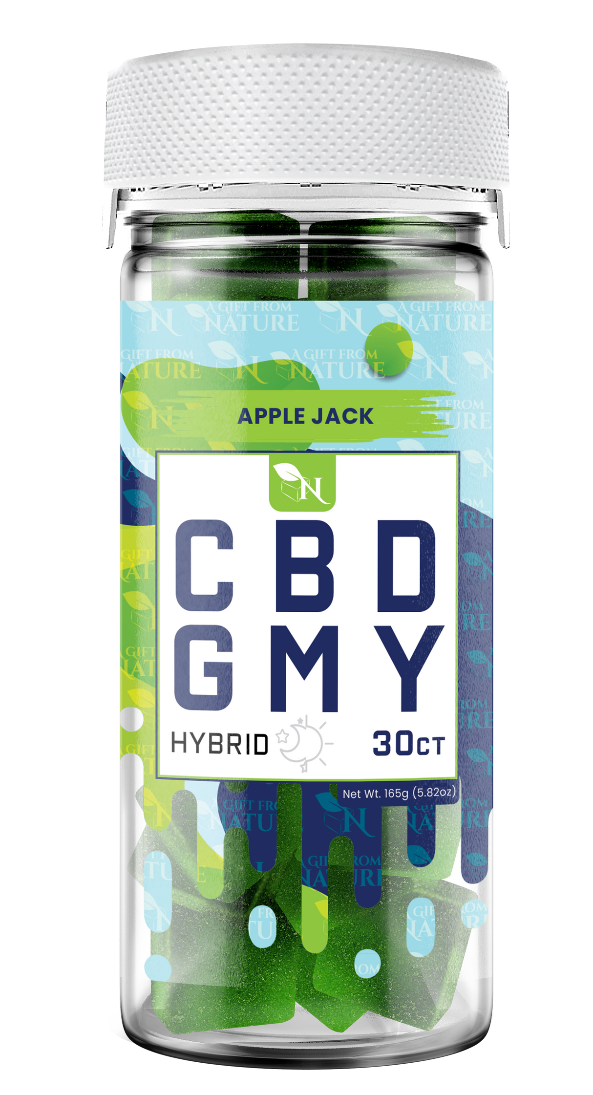 AGFN CBD Gummy: Apple Jack Hybrid (1500MG)