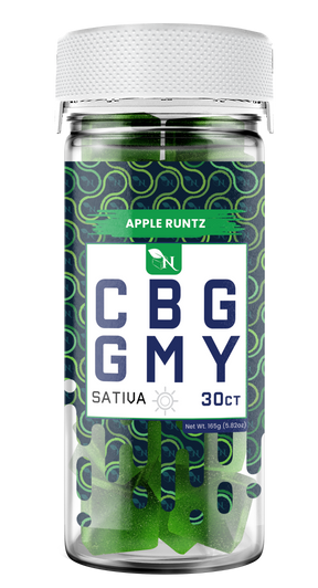 AGFN CBG Gummy: Apple Runtz Sativa (1500MG)