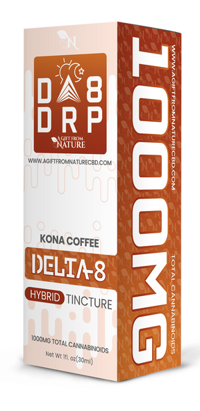 Kona Coffee Delta 8 Hybrid Tincture Box