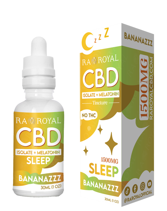 CBD Blend 1500MG Tincture: Bananazzz (Sleep)