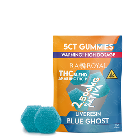 Blend 2,500MG 5CT Gummy Pack: Blue Ghost (Sativa)