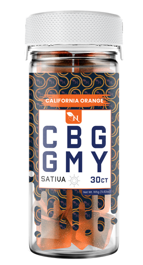 AGFN CBG Gummy: California Orange Sativa (1500MG)