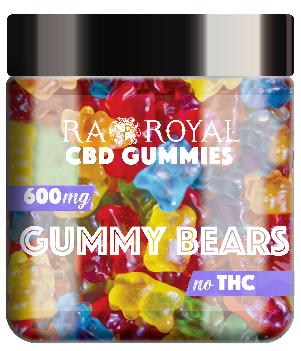 R.A. Royal Gummies: CBD Gummy Bear Jar (600 MG)