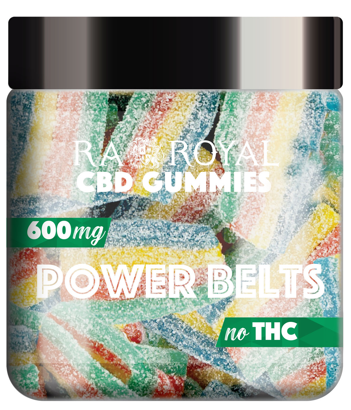 R.A. Royal Gummies: CBD Power Belt Gummy Jar (600 MG)