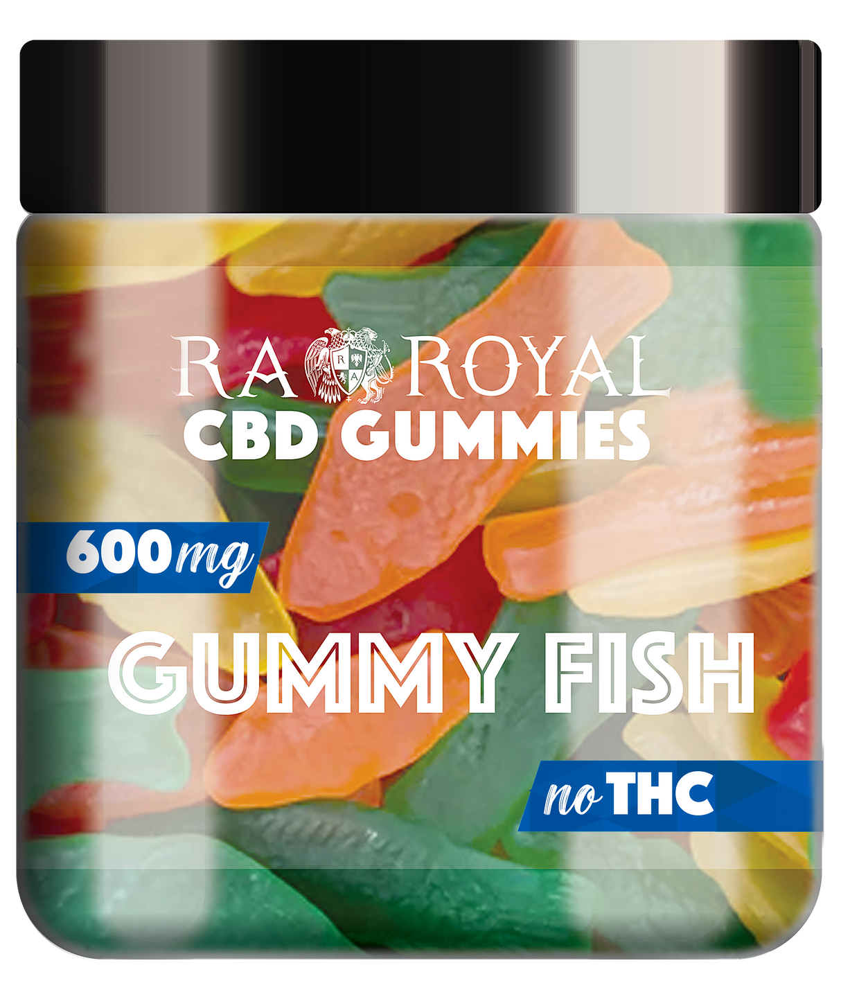 R.A. Royal Gummies: CBD Fish Gummy Jar (600 MG)