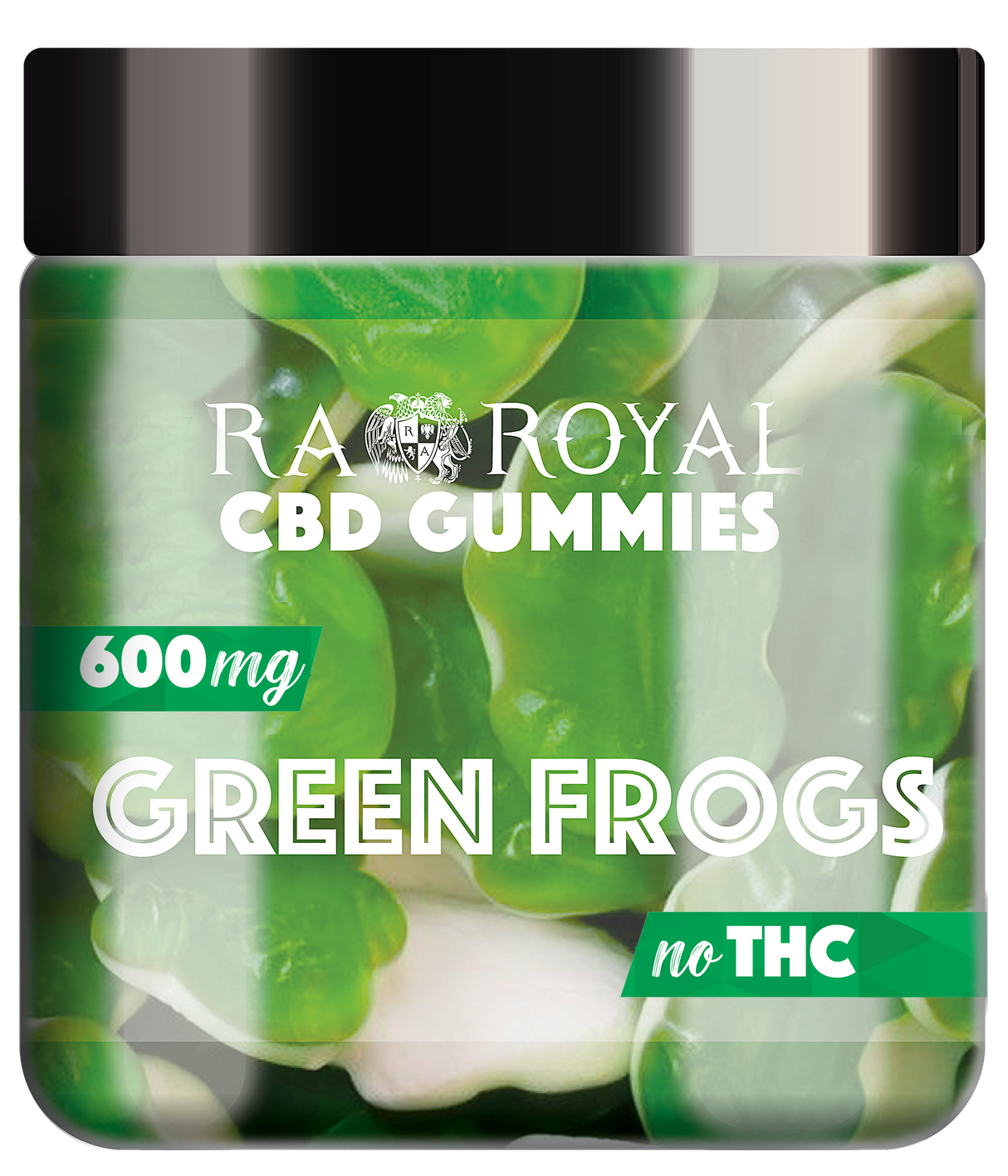 R.A. Royal Gummies: CBD Green Frog Gummy Jar (600 MG)